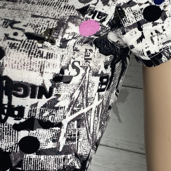 Topshop Bodycon Dress 🌺 Cute Newsprint - Picture 6 of 12